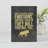 Invitation Contrôlez vos émotions d'investisseur (Debout devant)