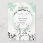 Invitation Conversation biblique modifiable Bible Etude bibli (Devant / Derrière)