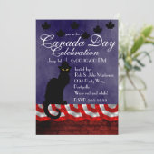 Invitation Conversation Noir Canada (Debout devant)