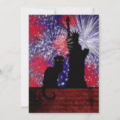 Invitation Conversation Noir et le 4 juillet (Dos)