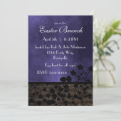 Invitation Conversation Noir Pâques (Debout devant)