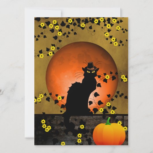 Invitation Conversation Noir Thanksgiving (Dos)