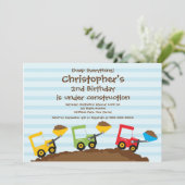 Invitation Conversations pour la fête d'anniversaire de Cute (Debout devant)