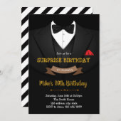 Invitation Convient à l'invitation de la fête d'anniversaire (Devant / Derrière)