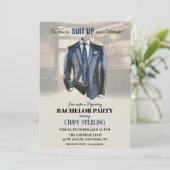 Invitation Convient À L'Invitation Du Bachelor Party (Debout devant)
