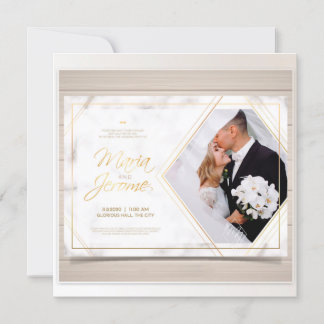 Invitation Convite de casamento- designer moderno, élégante.