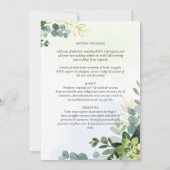 Invitation Convite de Casamento Folhas Verdes portugais (Dos)