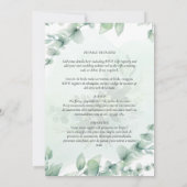 Invitation Convite de Casamento Folhas Verdes portugais Inv (Dos)