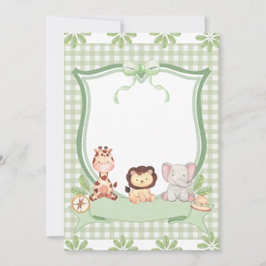 Invitation Convite personalizável brasão (Devant)