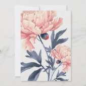 Invitation Convites de casamento elegante, floral (Dos)