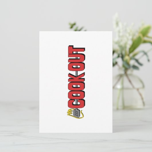 Invitation Cook Out (restaurant) (Debout devant)