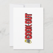 Invitation Cook Out (restaurant) (Devant)