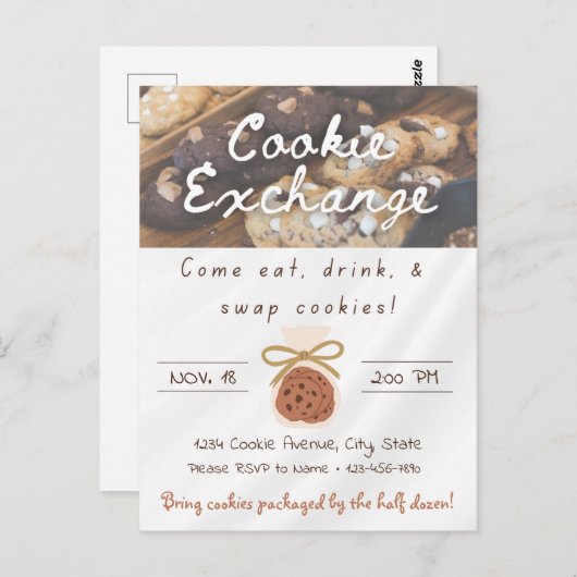 Invitation Cooke Exchange (Devant / Derrière)