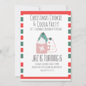 Invitation Cookie de Noël Décoration Cuisine de cacao (Devant)