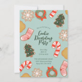 Invitation Cookie de Noël Décoration Fête (Devant)