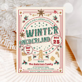 Invitation Cookie Noël Hiver ONE derland Anniversaire