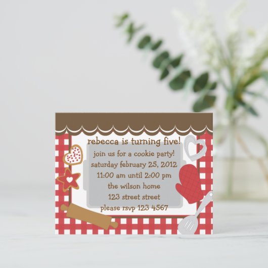 Invitation Cookie Party !. (Debout devant)