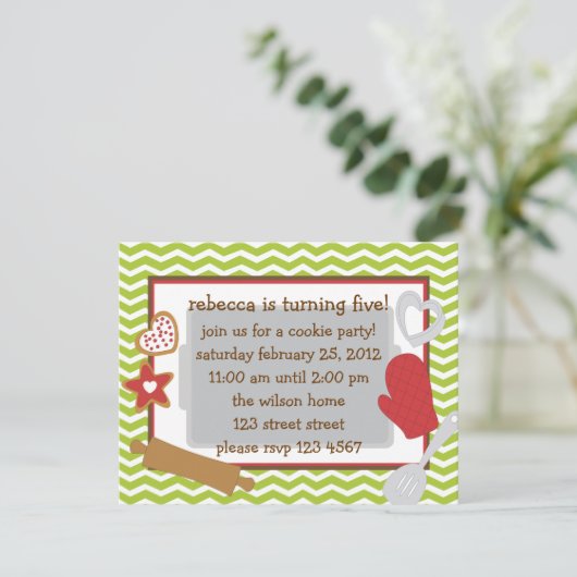 Invitation Cookie Party !. (Debout devant)
