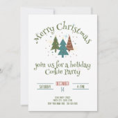 Invitation Cookie Party 5X7 (Devant)