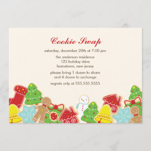 Invitation Cookie Swap Party