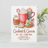 Invitation Cookies and Cocoa Christmas (Debout devant)