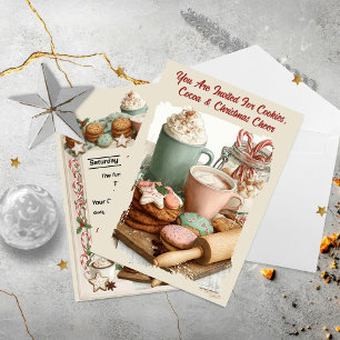 Invitation Cookies, Cocoa et Joie de Noël
