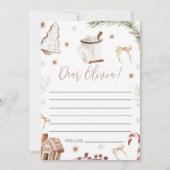 Invitation Cookies & Cocoa Time Capsule Card (Devant)