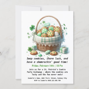 Invitation Cookies de la Saint-Patrick – Chance et Amour Douc