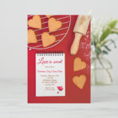 Invitation Cookies de la Saint-Valentin (Debout devant)