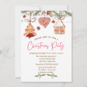 Invitation Cookies de Noël (Devant)