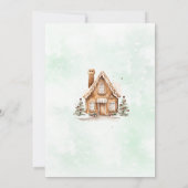 Invitation Cookies de Noël Deux douces fête de 2e anniversair (Dos)