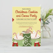 Invitation Cookies de Noël et fête du cacao (Debout devant)