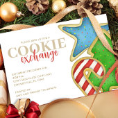 Invitation Cookies de Noël Whimsical Sweet Holiday Plaisant