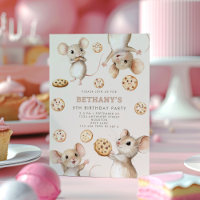 Cookies de souris fête d'anniversaire enfant