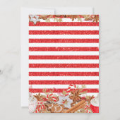 Invitation Cookies et cacao de Noël (Dos)