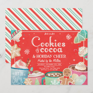 Invitation Cookies Et Coca Chaud Fête De Noël