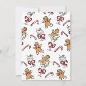 Invitation Cookies et cocktails Fête des amies de Noël (Dos)