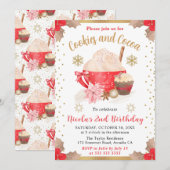 Invitation Cookies et Cocoa 2e anniversaire (Devant / Derrière)