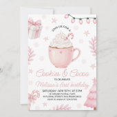 Invitation Cookies et Cocoa Anniversaire (Devant)