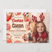 Invitation Cookies et Cocoa - avec Photo (Devant)