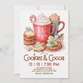 Invitation Cookies et Noël au Cacao (Devant)