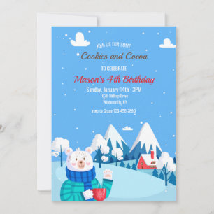 Invitation Cookies et Ourson en chocolat