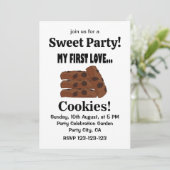Invitation Cookies My First Love Cookies Sweet Party (Debout devant)