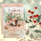 Invitation Cookies nostalgiques élégants et Fête du cacao
