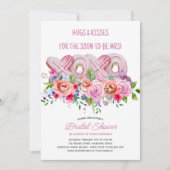 Invitation Cookies rose XOXO Fête des mariées florale vibrant (Devant)