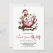 Invitation Cookies rustiques et cacao Cute Festive Festive Fê (Devant)