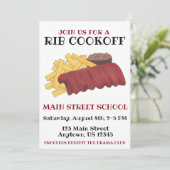 Invitation Cookoff de côte de rechange annuel Cook Off Charit (Debout devant)