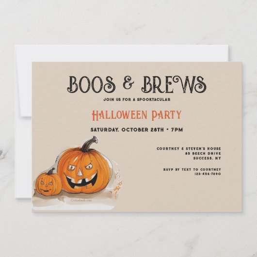 Invitation Cookup Halloween (Dos)