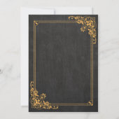 Invitation Cool 25e 40e 10e 75e 60e anniversaire de mariage (Dos)