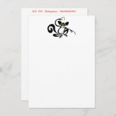 Invitation Cool AYE-AYE - Primate - Lemur - Madagascar (Devant / Derrière)